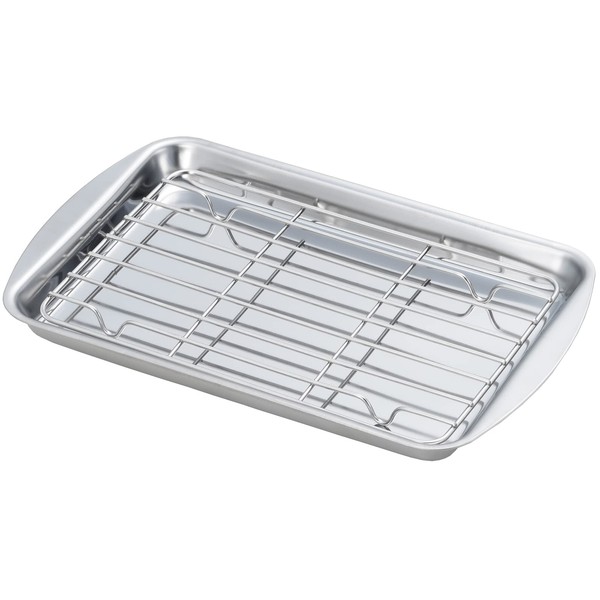Yoshikawa SJ3552 Tray, Deep Fried Food, Tempura, Cooking Prep, Stainless