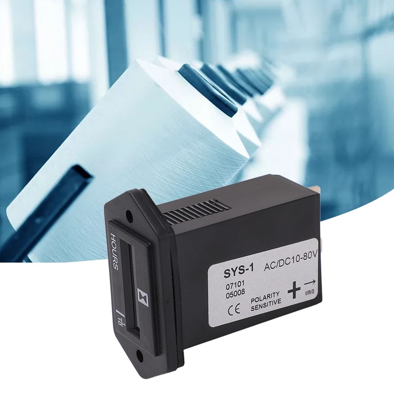 Electromagnetic Counter 0‑99999.9 6 Digit Industrial Pulse Totalizer for Machine