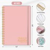Daily Planner with Hourly Schedules - Undated To-Do List Notebook,