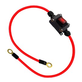 DC12V Inline Switch DC12-24V DPST Dual Side Wiring Switch 25A with On/Off Quick Connect/Disconnect, DC Waterproof Inline Switchs IP67 for Motorcycle and Automotive.(DC)