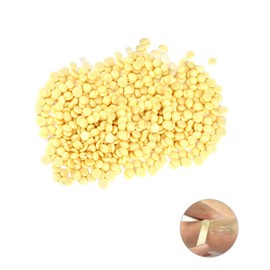FOMIYES 300g Painless Depilatory Beads Light Yellow Hard Wax for All Skin Types Removal Use No Pain for Sensitive Skin