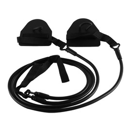 Laroal Resistance Bands Arm Strength Trainer Swimming Strength Trainer Belt Arm Exercise Bands for Free Swimming(Black 60lb)