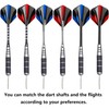 WINSDART ADKX Steel Tip Darts 12 Pack Set with Nonslip