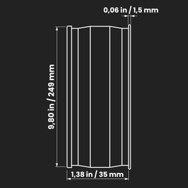 Repa Market 10" Inch Round Male Fit Dryer Duct End Cap Galvanized Steel Tee Cap - Metal Plug - Indoor/Outdoor Pipe Cover - Roof Vent Cap - Exterior Exhaust HVAC Ducting System Guard - Flue Pipe Seal