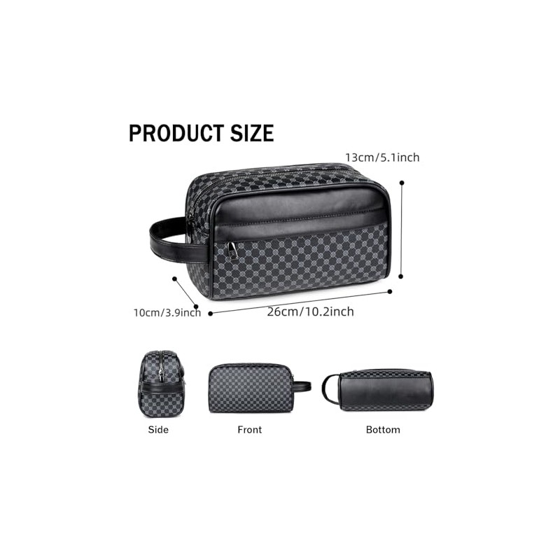 Neceser de Viaje con Manija, Bolsa de Aseo Impermeable Gran