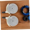 Abaodam 4pcs Wheels for Walker Durable Replacement Caster Accessories for