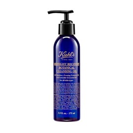 Kiehl's Midnight Recovery Cleanser, Aceite Limpiador Desmaquillante, Calma y Reconforta la Piel, Con Aceites Esenciales de Lavanda y Onagra, Con Escualano, 175 ml