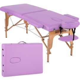 BestMassage Massage Bed Portable Massage Table 28 in Wide Lash Bed Heigh Adjustable 2 Folding with Non-Woven Bag for Spa Footmassage Facial CareSpa Tattoo