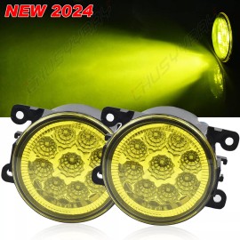 CHUSYYRAY for Subaru WRX STI Impreza Outback Golden Yellow Fog Lights Lamp H11 Bulbs