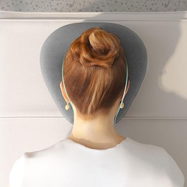 HYMIC Face Down Pillows Massage Pillow for Bed Headrest Prone Down Sleeping Adjustable Memory Foam Stomach Sleeping Pillow - Face Down Pillow After Eye Surgery (Light Grey)