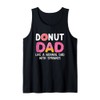 Donut Dad Definition Dessert Food Streusel Donut Day Tank Top