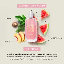 O Boticário Egeo Watermelon Eau de Toilette, Fruity Fresh Perfume with Praline & Peach, Playful Everyday Gourmand Fragrance, 3 Ounce (90ml)