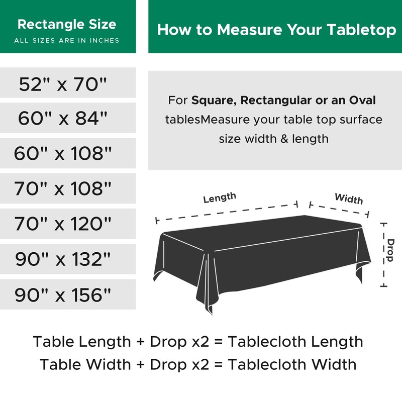 Biscaynebay Textured Fabric Tablecloths 52 X 70 Inches Rectangular, Natural