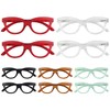 Eyekepper 10 Pack Half Moon Reading Glasses for Women Stylish
