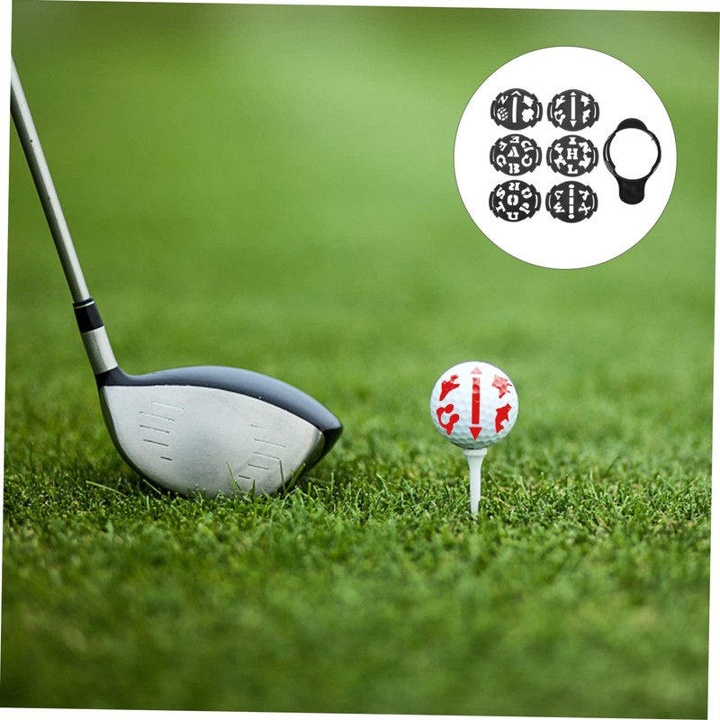 TOVINANNA Golfing Ball Markers 1 Set Line Drawing Tools Magnetic