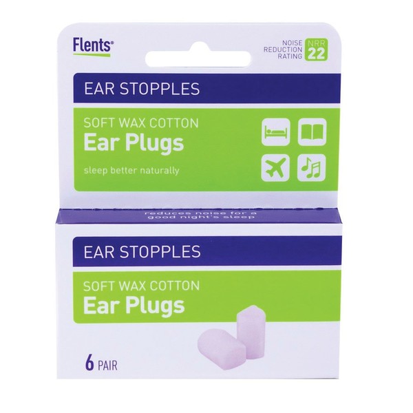 Flents Ear Stopples 6's (6 boxes 6 units) by Flents.
