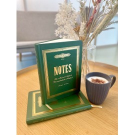 Notes: The Musical Notebook: Classic Dotted Paper, Hard Cover, 160 Pages, A5, includes Manuscript Pages at back (EP20026)