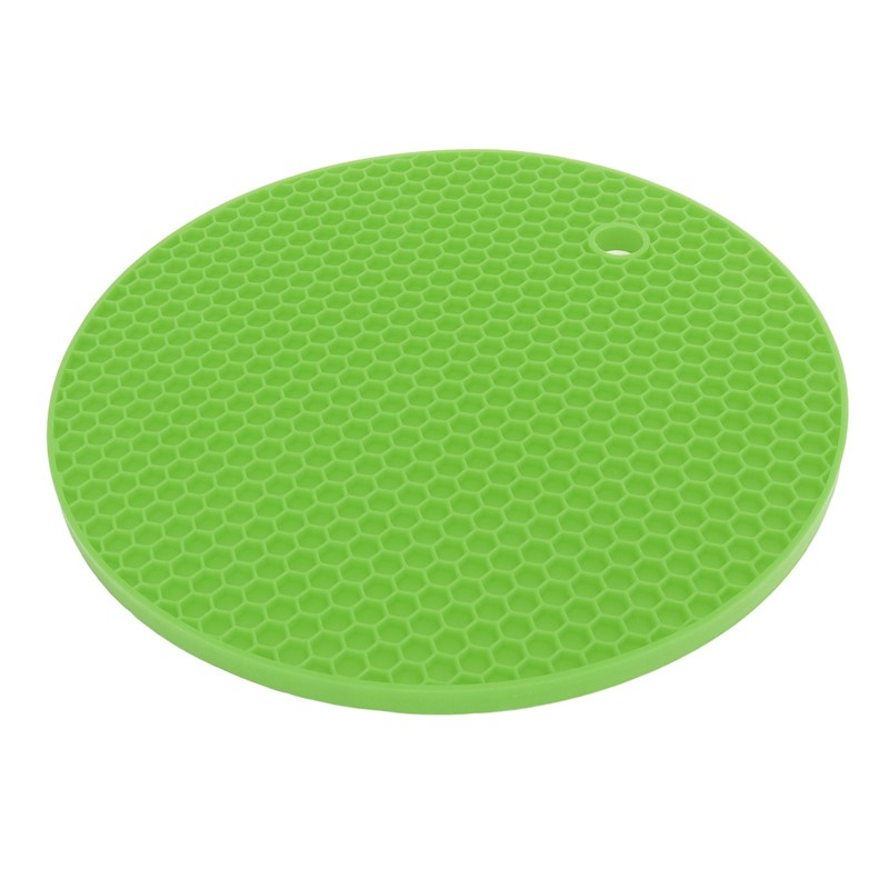 5Pcs Silicone Trivet Mat Square Round Honeycomb Hot Pad Non