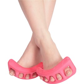 Dr. El Foot Yubi Energi-kun Soft, Red, L, Post-Exercise, Recovery, Waterproof, Relaxation, Use in the Bath