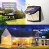 CLAONER Solar Motion Sensor Lights Outdoor, 12 Pack Solar Fence