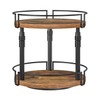 HOOBRO Spice Rack, Kitchen Rack, 2-Tier Height Adjustable, Rotating Spice