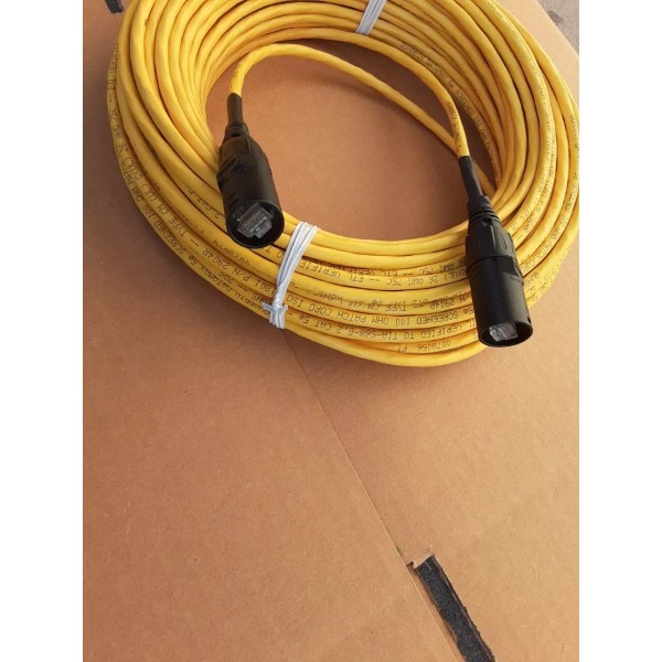 Unbranded 75 FT PRO CAT5E Tactical Shielded w/Neutrik Ethercon RJ45