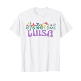 Wildflower Floral Luisa First Name Mother's Day Women T-Shirt