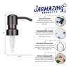 Jarmazing Products Oil Rubbed Bronze Modern Metal Soap and Lotion