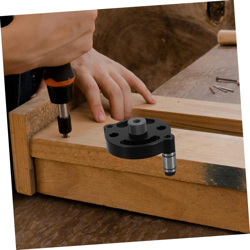LALAFINA 1 Set Vertical Doweling Jig Guide for Woodworking Projects