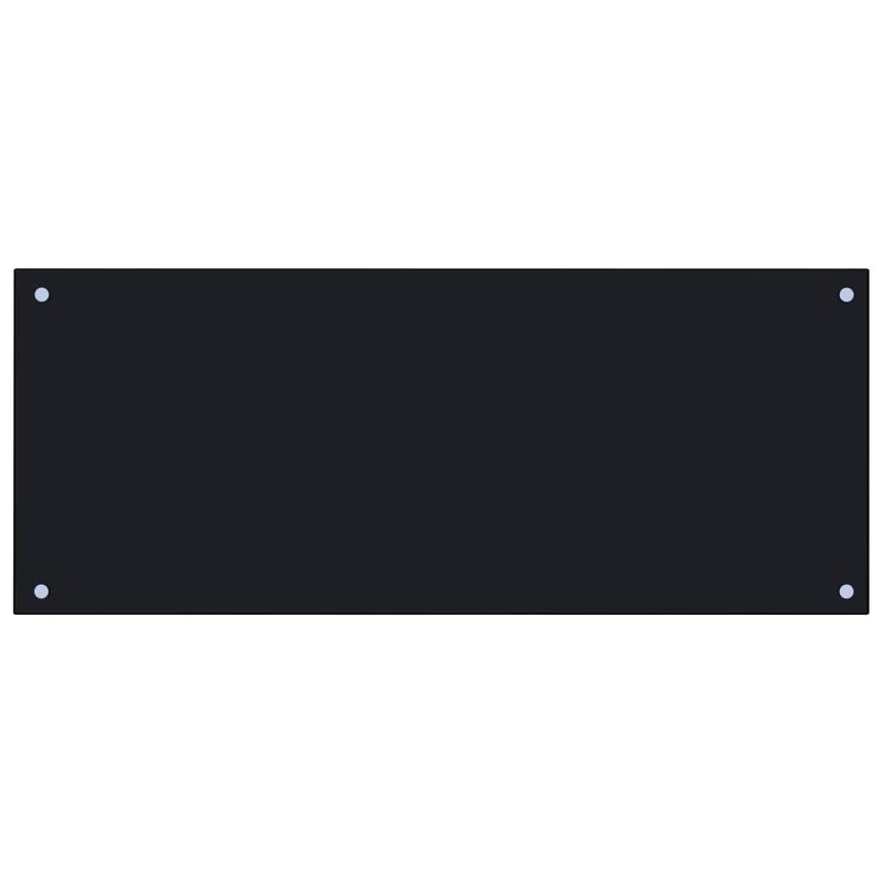 vidaXL Tempered Glass Kitchen Backsplash, Scratch-Resistant and Heat-Resistant, Easy-to-Clean, Includes