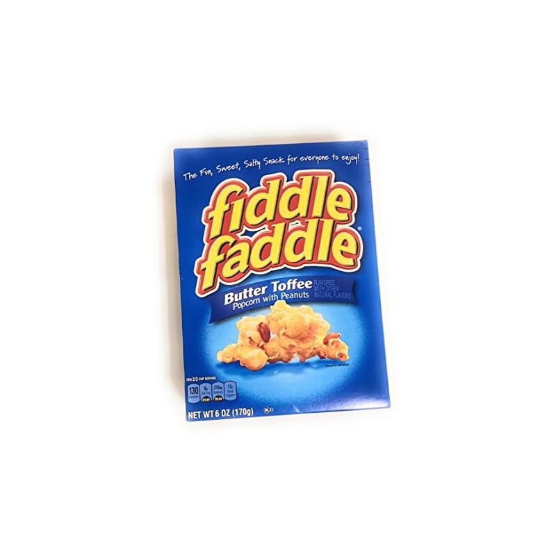 Fiddle Faddle Butter Toffee Popcorn with Peanuts - 2 pack