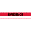 CrimeTech Sawtooth Evidence Security Tamper Tape, Pre-Cut Strips, PK of 100 ea