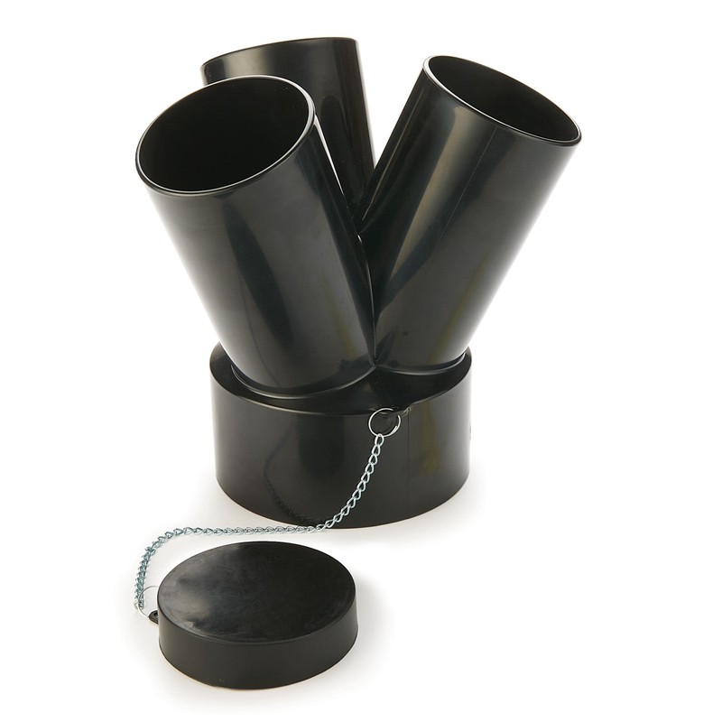 WOODRIVER Dust Connection 6" to 4" 3-Way Splitter