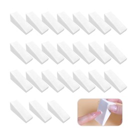 Qancekoo 24pcs Mini Makeup Dense Sponges Soft Make Up Wedges Gradient Shaped Nails Art Sponges Applicator Triangle Shape Cosmetic Wedges Foundation Beauty Tool