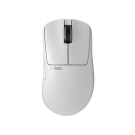 Pulsar Gaming Gears Xlite v4 Wireless Gaming Mouse, Ultra Lightweight 1.9 oz (54g), Ergonomic, Optical Switch, 32000 DPI, 750 IPS, XS-1 Sensor, 8k Compatible (Medium, White) (Renewed)