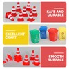 DOITOOL Mini Traffic Signs Set, 25PCS Plastic Street Signs Playset