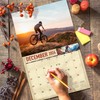 2026 Mountain Biking Wall Calendar 16-Month X-Large Size 14x22, Mountain