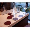 Brute Strength - Full Grain Leather Coasters - Cognac -