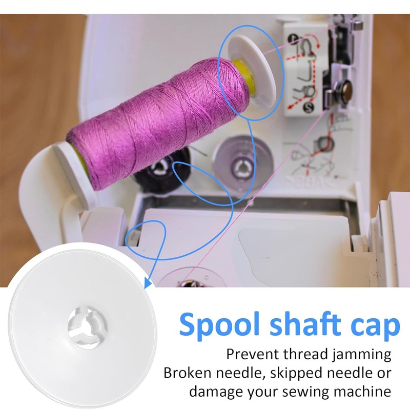 ApexPine 6 Pcs 3 Sizes Sewing Machine Spool Caps Set