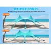 Vilupvie Beach Tent Sun Shelter Sunshade 20x13FT, UPF50+ Beach Canopy