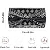 4 Pieces Women's Wide Elastic Soft Summer Boho Headband Print