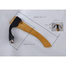 Woodworking woodcarving adze outside bevel