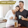 BORDEAG 2 pieces coffee canister, airtight, coffee bean container, 800