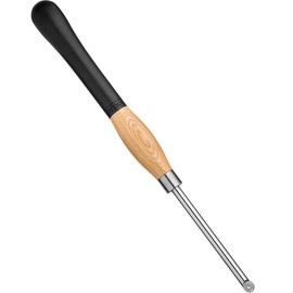 Full-Size Carbide Ergonomic Wood Lathe Round Cutting Tool – Wood Tools w/Rubber Handles – Woodturning Carbide Lathe Tools w/Wrench – Replaceable & Rotatable Woodturning Supplies for Sharp Cuts