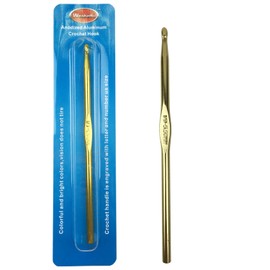 Weabetfu Aluminum Crochet Hook,Soft Grip Crocheting Hooks for Knitting Craft Yarn,Crochet Hooks Size I,5.5mm-New