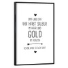 artboxONE Poster with Black Frame 30 x 20 cm Typography