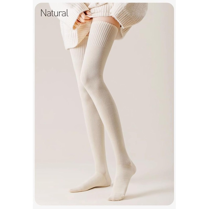 eigenn Extra Long Over Knee Socks, Thigh High Socks, Women's,