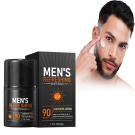 Sonnencreme SPF 50+, Sonnenschutz für Männer, Anti-Age Sonnenschutz, Anti-Falten Sonnencreme, Natürliche Anti-Aging Feuchtigkeitscreme Gesicht, Schweißresistente & Extra Wasserfeste Sonnencreme