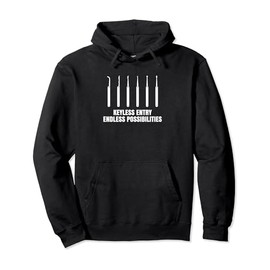 lock picking Lock pick tools lock picker and locksmith Pullover Hoodie