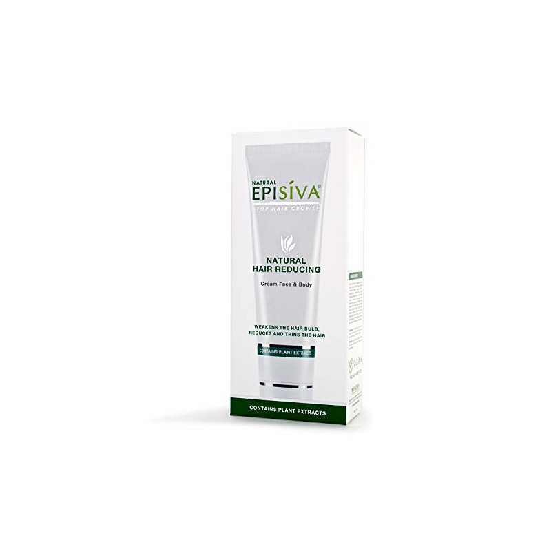 Episiva Natural Hair Reducing Cream for Face and Body Includes
